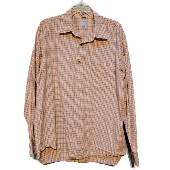 J.Crew Men's casual button down shirt - coral/tan - Size Large - Picture 1 of 5